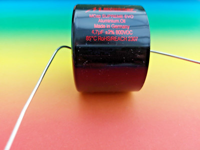 MUNDORF MCAP SUPREME EVO OIL 4,7µf  800V innovativer audiophiler Kondensator
