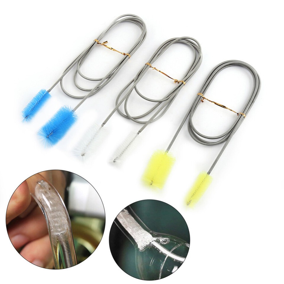 Aquarium Pipe Cleaning Brush Air Tube Flexible Double Ended Cleaner