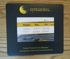 Symantec Corporation Mousepad - Ready.Set.Go!  Windows - Insert -good cond.