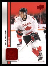 2023-24 Upper Deck Team Canada Juniors Red Foil #12 Jack Matier U20