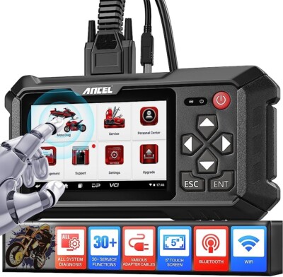 2026 MT500 Pro Motorrad Diagnose Tablet Werkzeug Öl ABS Service Gas Reset