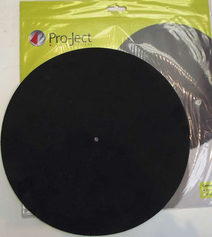 ProJect Leather It Turntable Mat Black Record Platter SlipMat eBay