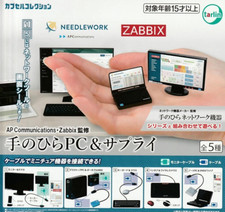 Palm PC  supply renewal version set all 5 types capsule toy tarlin Japan NEW