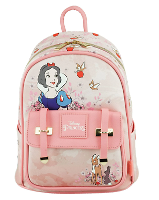disney mini backpack mouse new Minnie Exclusive Red Glitter Tonal | Officially Licensed | Plastic/Vegan Leather lightweight waterproof crossbody bag Color:Static Pink Fjallraven Kanken Mini Backpack Turn the bag around