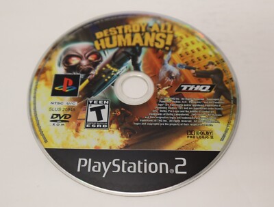 Destroy All Humans (PS2, 2005) Disc Only