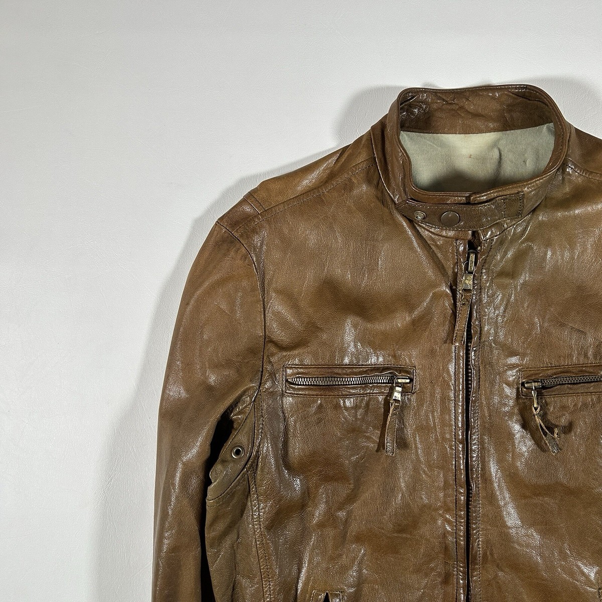 291295 = Homme 4 Pocket Goatskin Riders Jacket | eBay