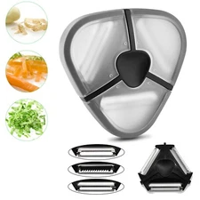 3 Blades Stainless Steel Peeler Potato Carrot Grater Fruit Vegetable Cutter Tool