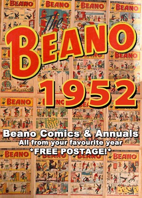 Beano Comics, Annuals from 1952 #494 - 545 Choose your Issue.  **Free P&P**