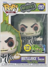 Beetlejuice on Tombstone Glow-in-the-Dark Funko Pop! Plus Vinyl Figure #1757 -