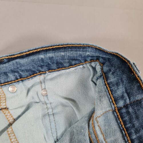 Levis 559 Mens Jeans Blue W33 L30 Relaxed Fit Straight Distressed Stretch Denim - Picture 12 of 12