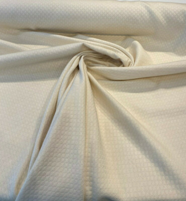 Sunbrella Outdoor Cozy Quilt Cream Upholstery Fabric By the yard