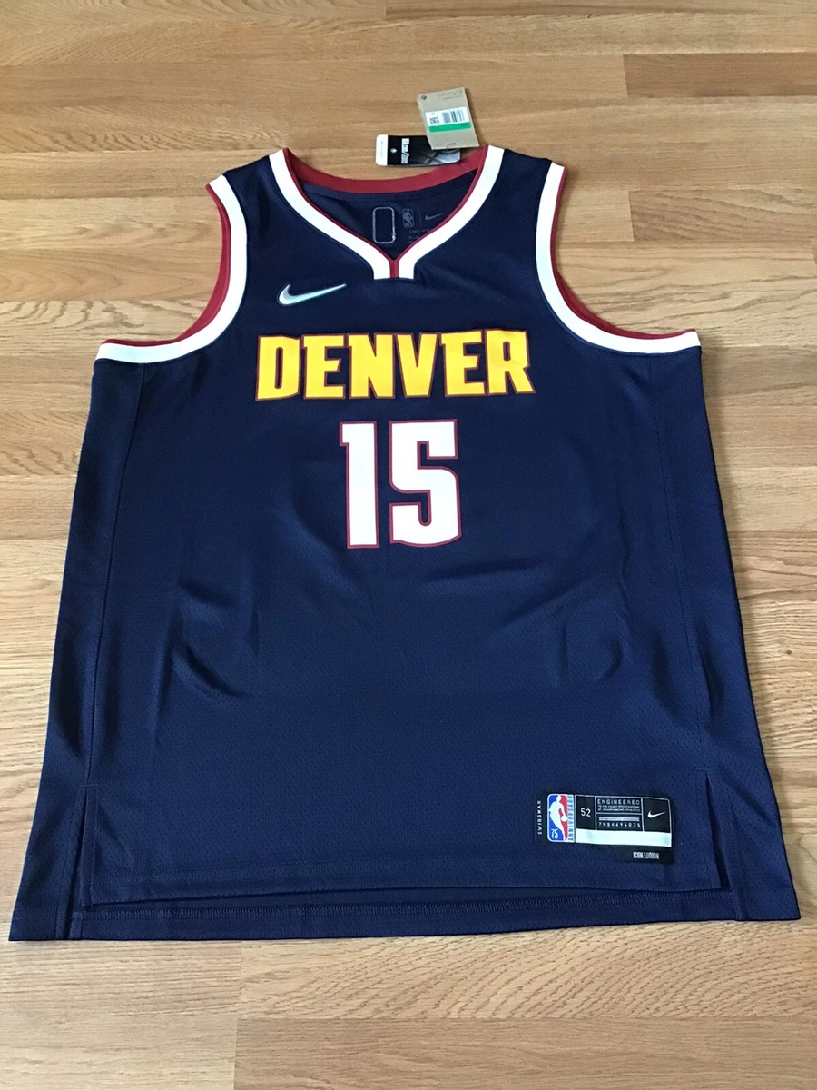 Men's Nike Nikola Jokic Navy Denver Nuggets 2021/22 Swingman