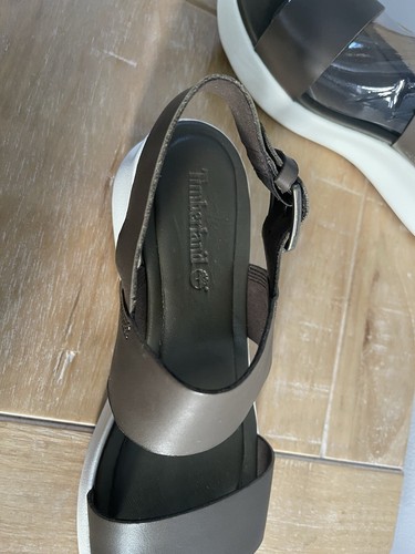 NUEVO EN CAJA SANDALIAS TIMBERLAND DAMAS LOS ANGELES VIENTO OLIVA CORREA AL TOBILLO - Imagen 6 de 7
