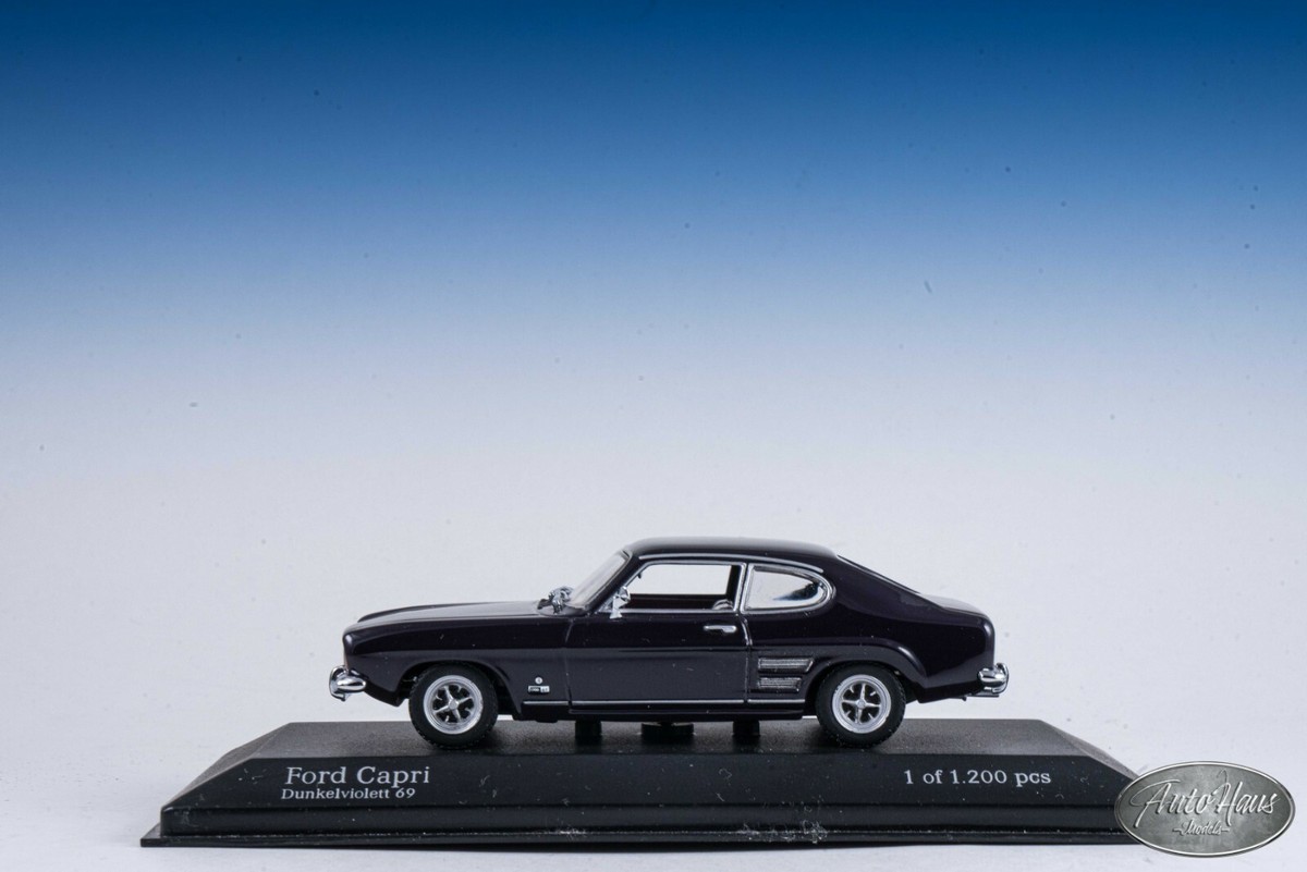 ミニカー MINICHAMPS Ford Capri 1969 1/43 MINICHAMPS 1969 FORD Capri Dark Violet 🤝ALSO OPEN FOR TRADES