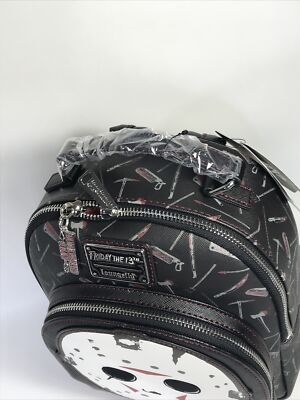 Loungefly Friday 13th Jason Voorhees GITD Glow Dark Mask  display picture 2