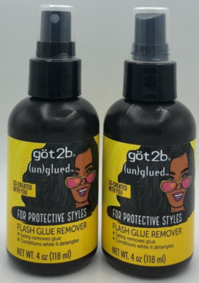 2PK GOT2B (Un)glued Flash Glue Remover ~ 4 OZ EACH ~ NEW ~ FAST SHIPPING