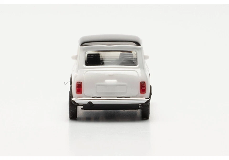 Herpa Mini Cooper classica bianco/nero 1:87 421058 modellismo - Immagine 3 di 4