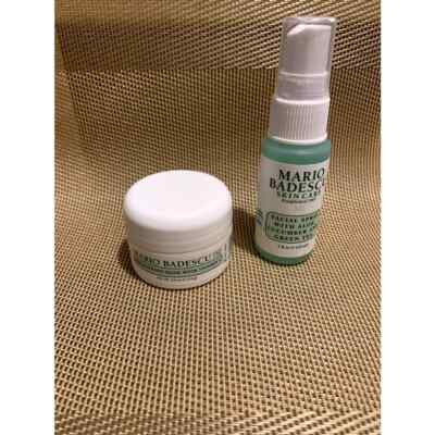 NEW Mario Badescu Aloe Facial Spray & Vitamin C Brightening Mask