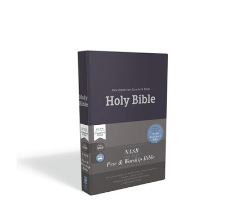 Thumbnail - Nasb, Pew And Worship Bible, Hardcover, Blue, 1995 Text, Comfort Print