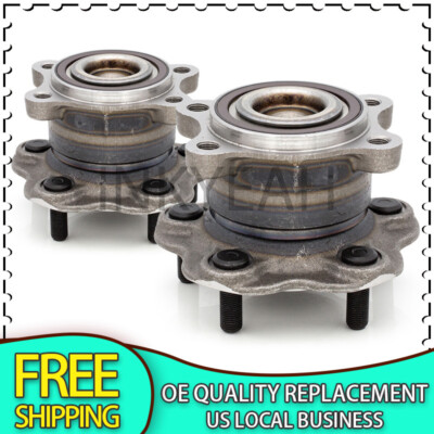 Pair Rear Wheel Bearing and Hubs For Nissan Altima Maxima Pathfinder Murano FWD