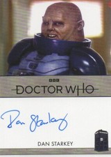 Doctor Who Series 1-4: Dan Starkey as Commander Skorr Bordered Autograph Card