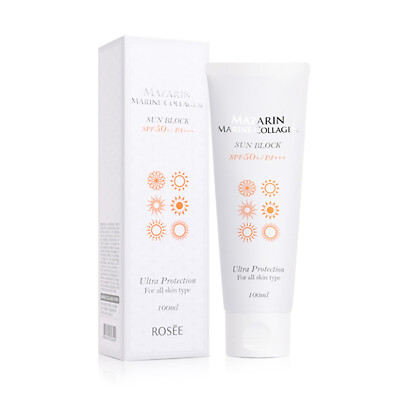 ROSEE Mazarin Marine Collagen Sun Block SPF 50+ PA+++ 100ml