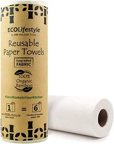 Bamboo Paper Towels Reusable Paper Towels Washable Roll Towel Zero Waste  Eco Fri