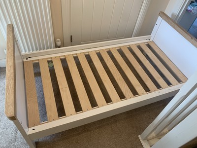 lulworth cot bed mattress size