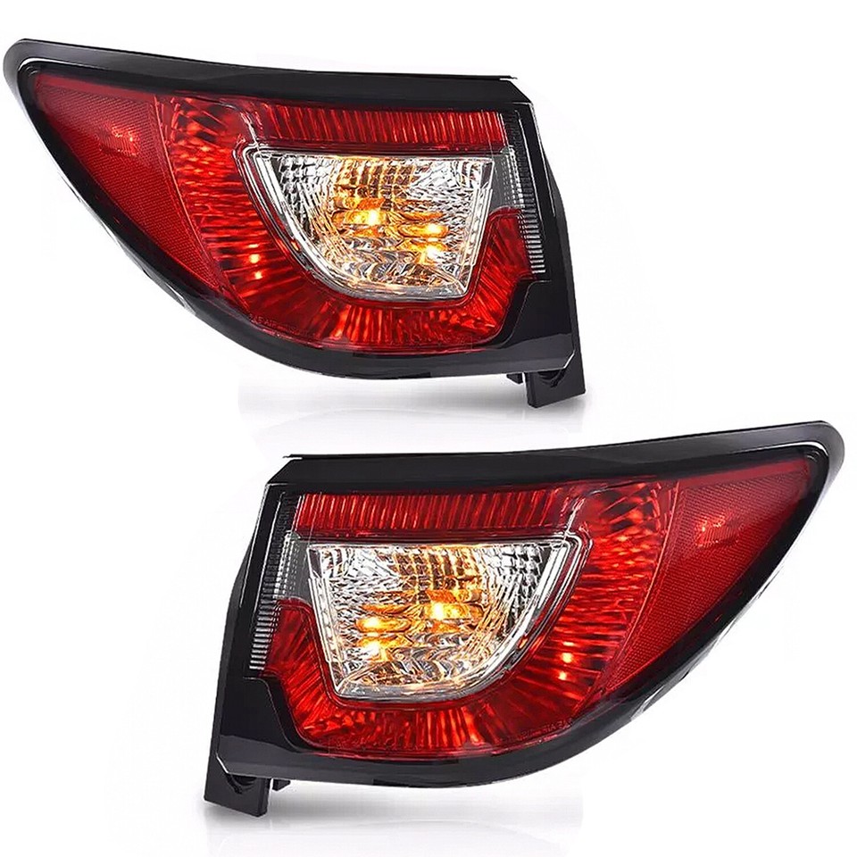 CHEDA Red Lens Pair Tail Lights W/o Bulbs Compatible With