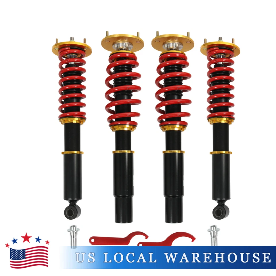 Adj. Height Coilovers Shock For 2004-2010 BMW 525i 528i 530i 535i 5 Series E60 - Image 2 of 4