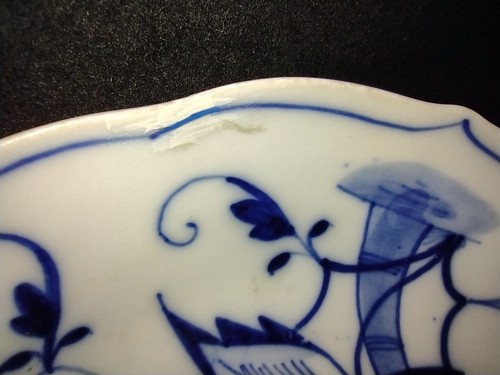 Antique 1880-1910s Colln-Meissen Teichert Blue Onion Bowls 2 sets/pairs - Picture 35 of 37