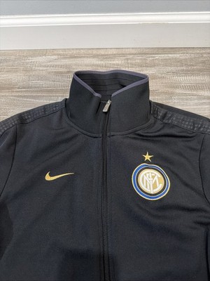 Vtg Nike FC Internazionale Inter Milan Soccer N98 Track Jacket Sz