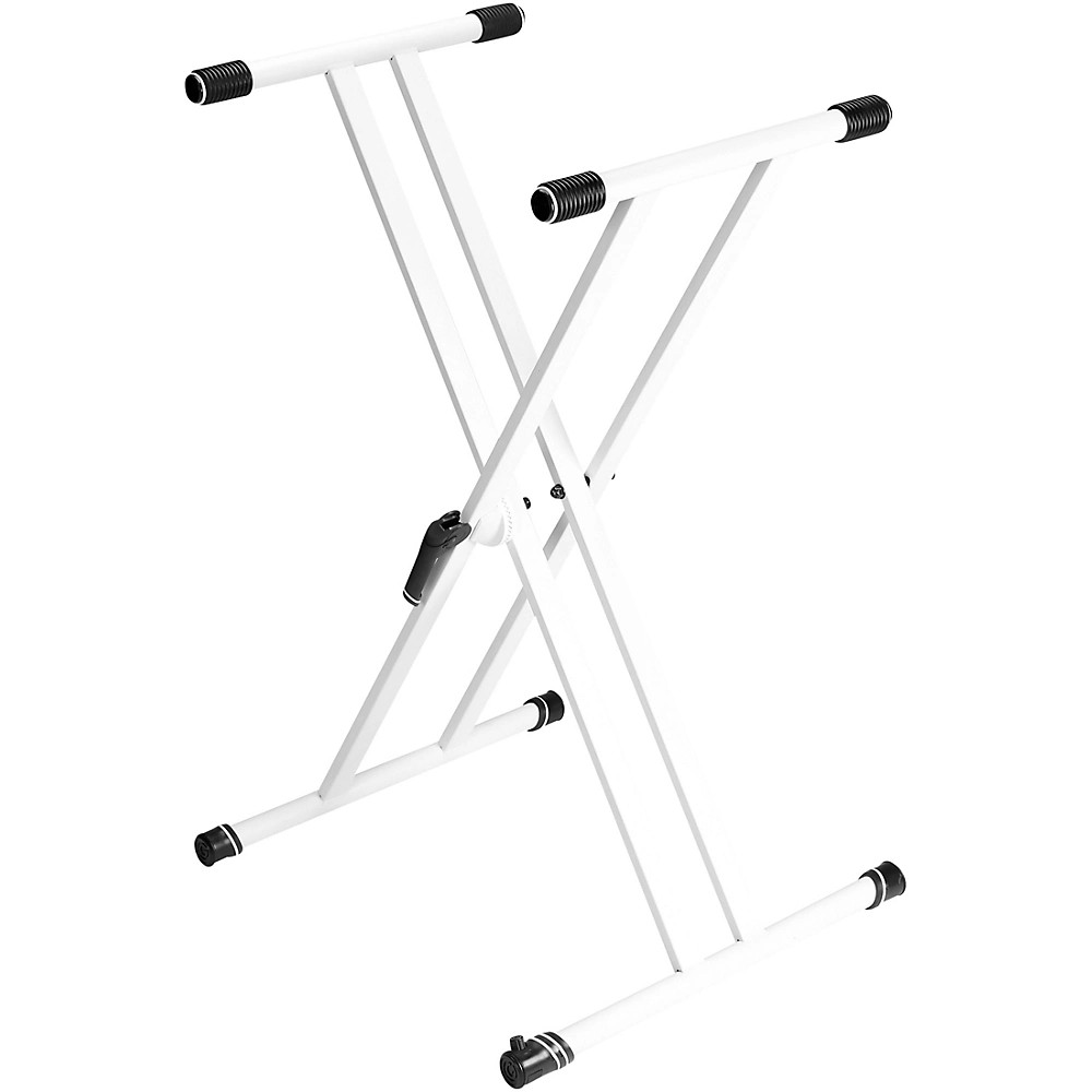 Gravity Stands Double X-Braced Keyboard Stand - White 14490₽