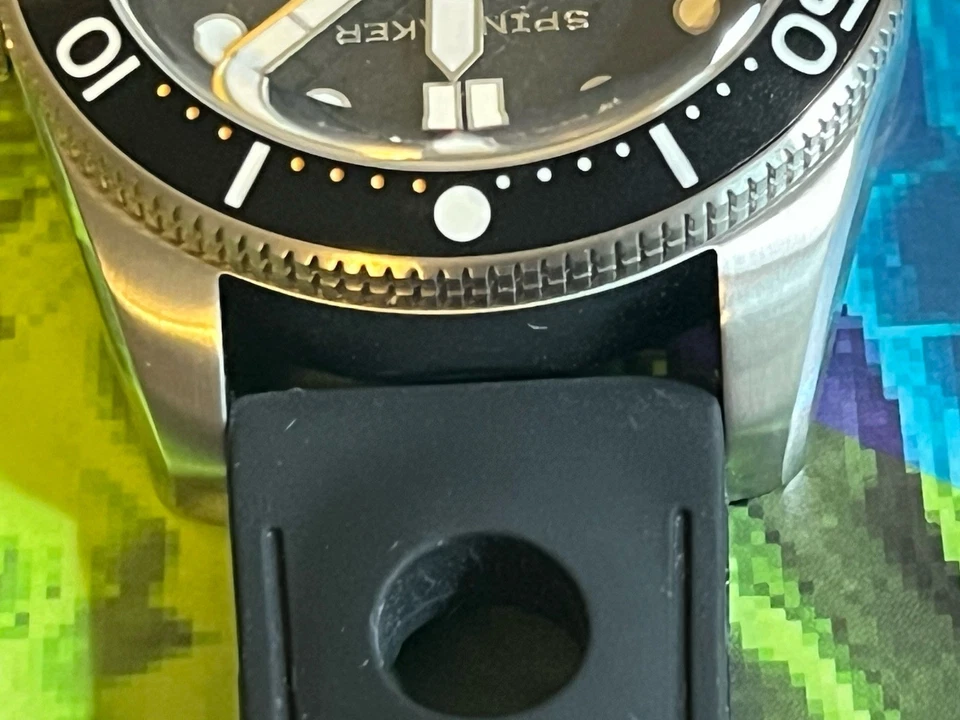 Spinnaker x Islander Croft Automático Edición Limitada Agotado Negro Aventurina Foto 4 de 4