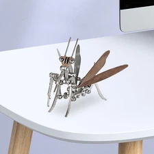 3D Metal Puzzle Mantis Model Mechanical Mantis Flexible Collectibles Tabletop