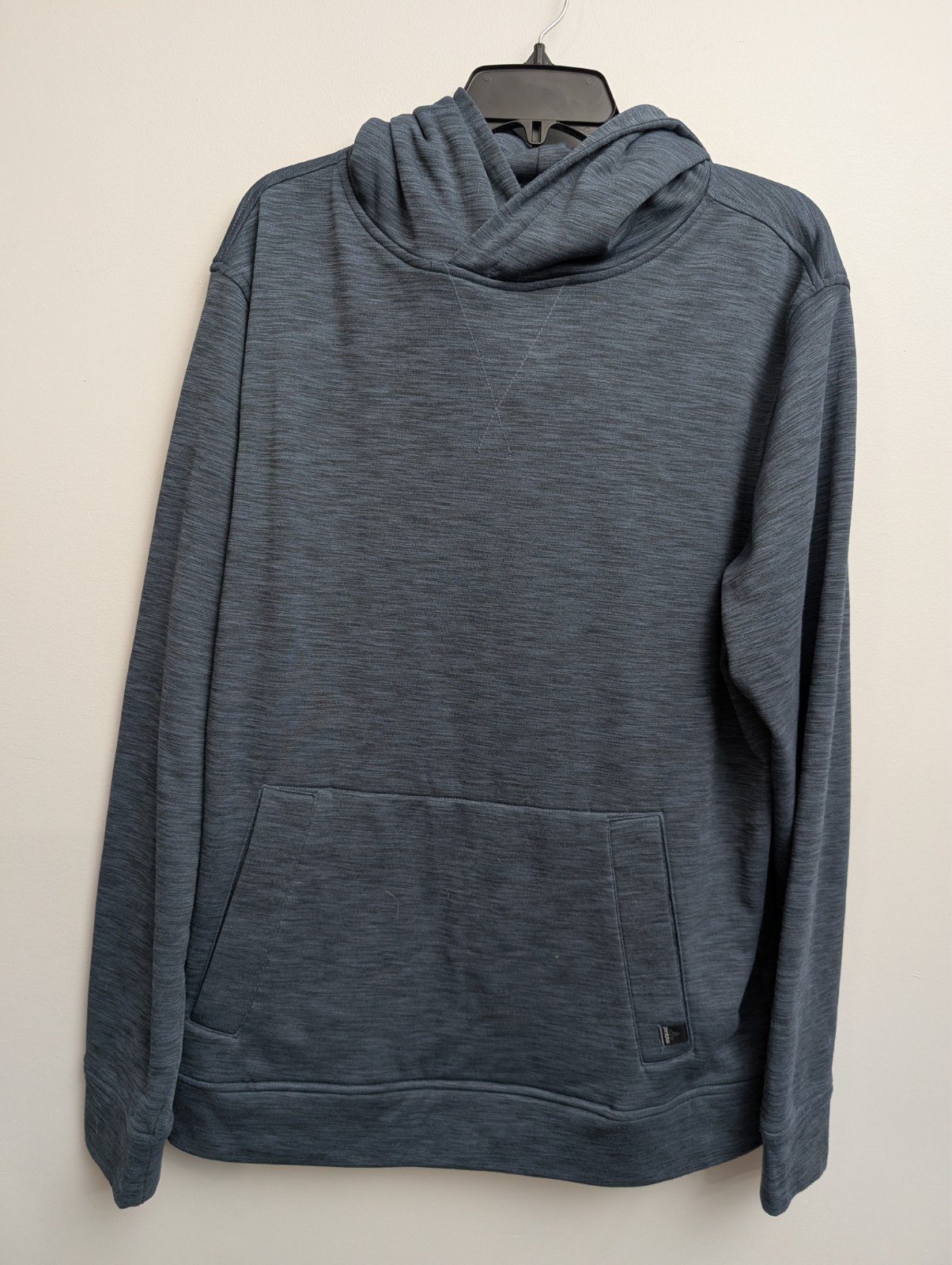 C8 Prana Sweater Men's Large Blue Rincon Hooded Pullover Outdoors Casual