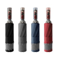 10 Ribs Automatic Umbrella Mechanical Transparent Handle Safety Anti-rebound