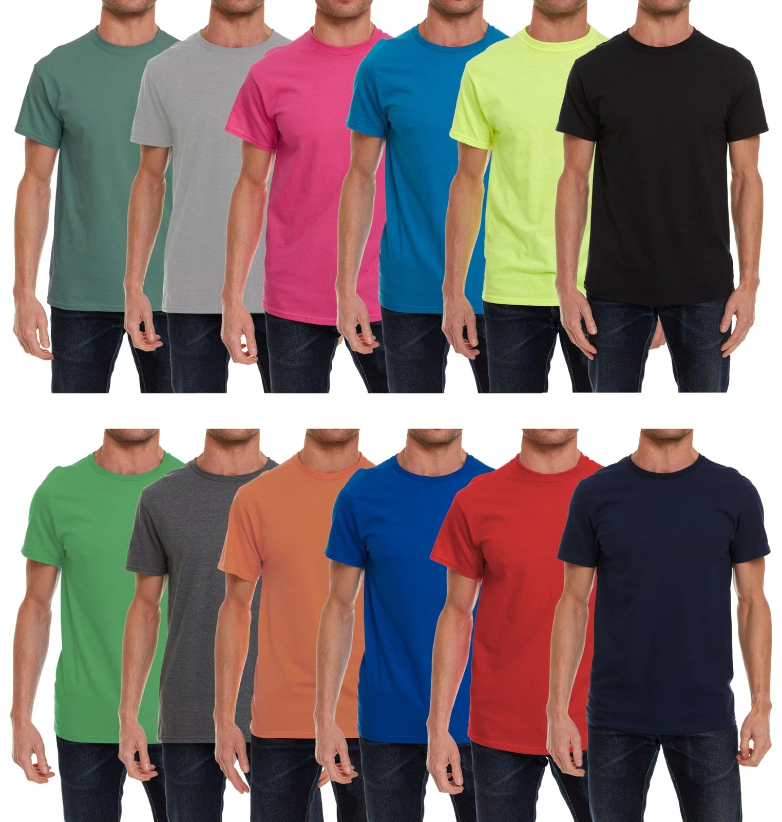 12 Pack SOCKS'NBULK Mens Cotton Crew Neck Short Sleeve T-Shirts (LARGE)
Opens in a new window or tab