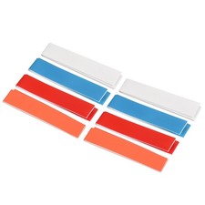 9.8"x0.7" Badminton Racket Head Protection Sticker, 8pcs PU, 4 Colors