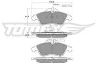 Tomex Brakes BremsbelÄGe Bremsbelagsatz Vorne FüR MERCEDES-BENZ Sprinter B903 VW