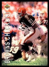 1993 Upper Deck - Team Checklist Eric Metcalf #67