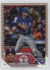 2023 Topps Complete Set Fanatics Exclusive Gold Star Bubba Thompson #597 14dq