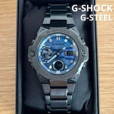 Casio G-Shock G-STEEL GST-B400 Bluetooth Solar Men s Watch 12.9mm Black/Blue Use