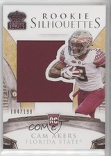 2020 Chronicles Draft Picks Crown Royale Collegiate Silhouettes Cam Akers u6m