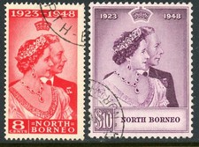 North Borneo 1948 (1 Nov) SG.350-351 F/U