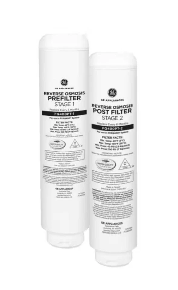 GE Reverse Osmosis (set of 2) Under Sink Replacement Filter Stage 1-2 - Image 2 of 3