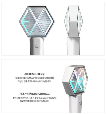 EXO OFFICIAL FAN LIGHT LIGHTSTICK VER 3.0 Fanlight MD Authentic