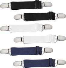 Mozeat Lens 6 Pcs Adjustable Hip Elastic Belt, Elastic Band for Sewing Pant Wais