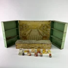 Vintage 1930s Wolverine Tin Litho Folding Toy General Grocery Store  Accessories
