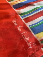 Diane Von Furstenberg DVF Vintage Rectangle Silk Scarf